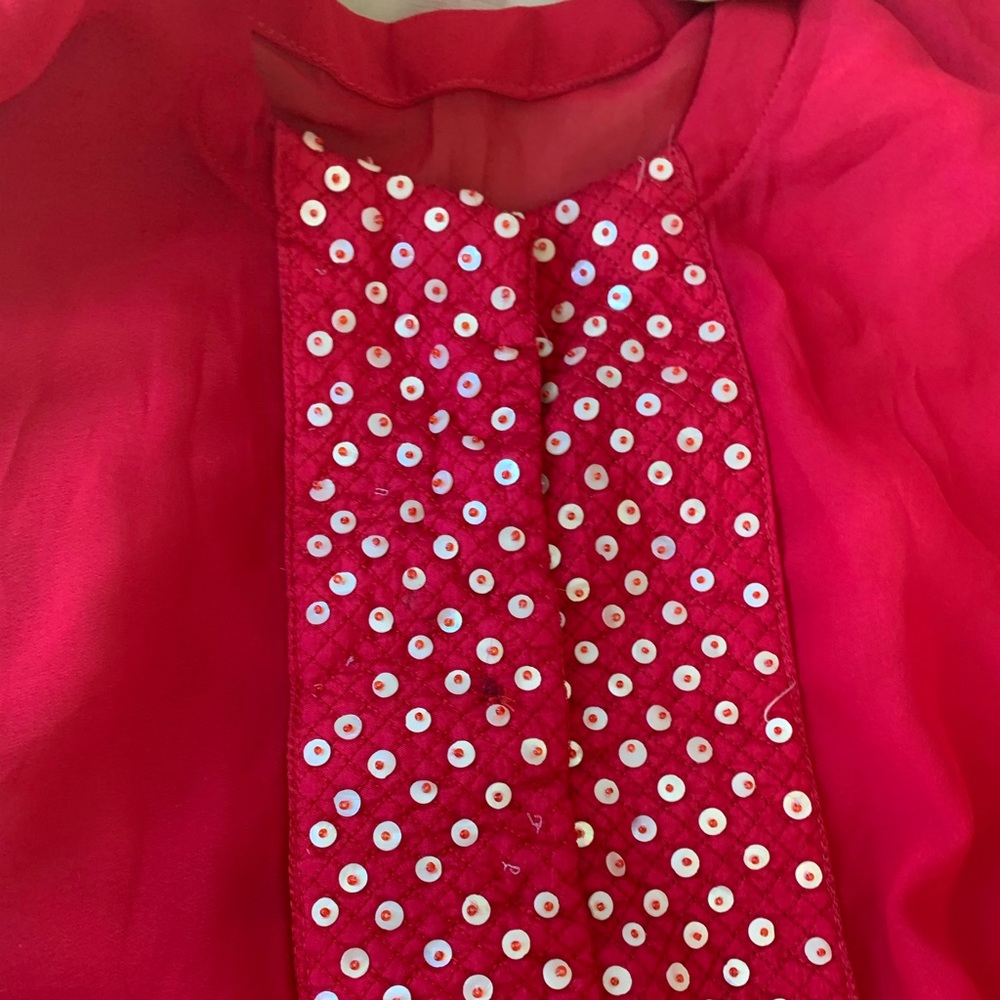 Beautiful Red 4 pieces long Dress